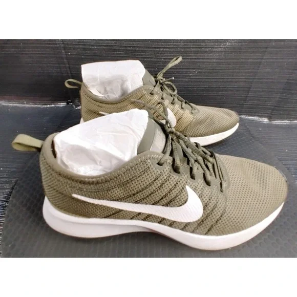 Nike Dualtone Racer Women's Size 9.5 Green Running Shoe Trainer Mesh Sneaker - Picture 4 of 9